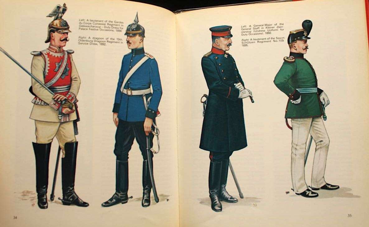 UNIFORMS AND ORGANISATION OF THE IMPERIAL GERMAN ARMY 1900-1918 - STEPHENS & MADDOCKS