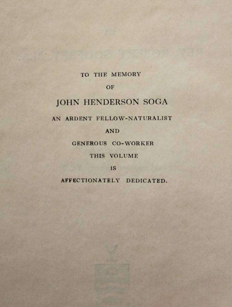 BIRD-LORE OF THE EASTERN CAPE PROVINCE - REV. ROBERT GODFREY (1941)