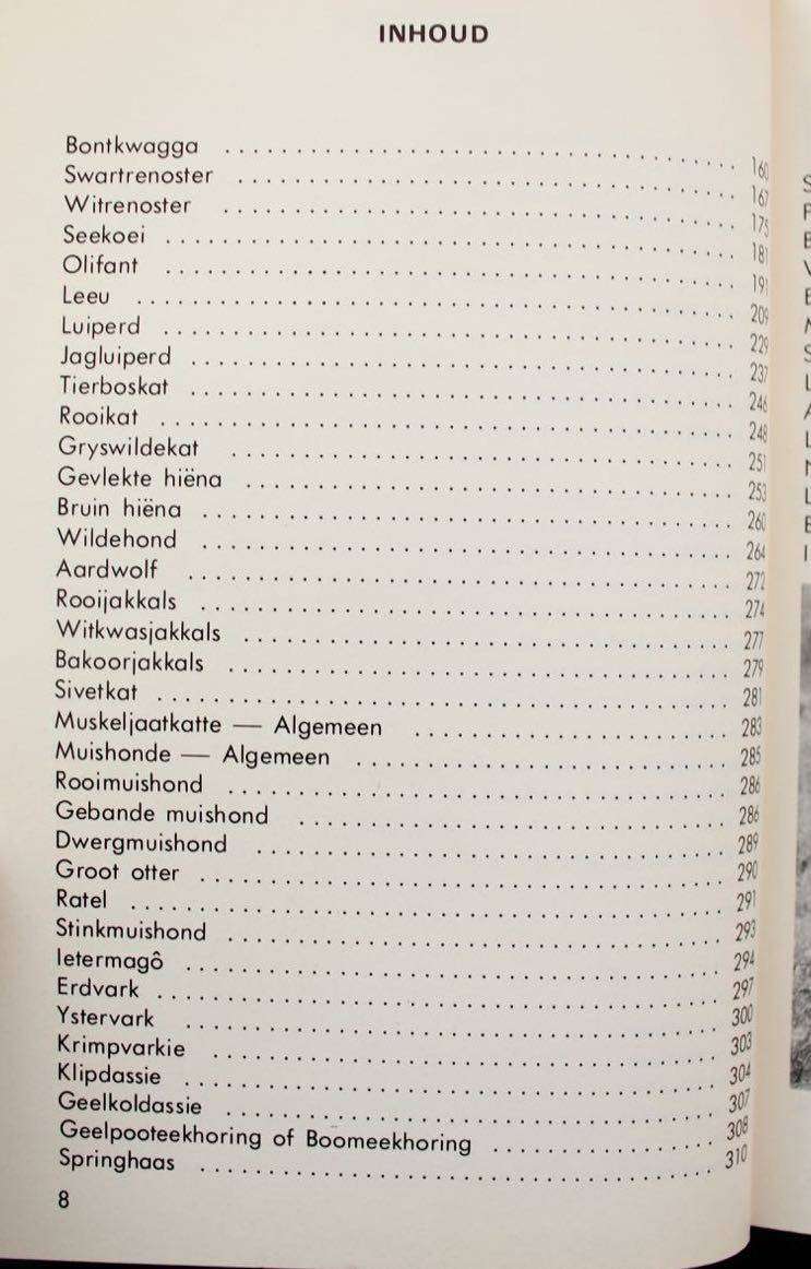 NASIONALE KRUGERWILDTUIN - VRAE EN ANTWOORDE DEUR P.F. FOURIE (1STE UITGAAF 1983)