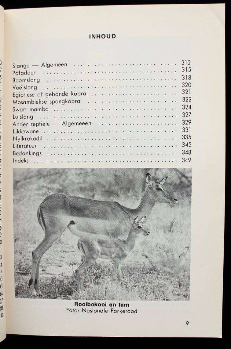 NASIONALE KRUGERWILDTUIN - VRAE EN ANTWOORDE DEUR P.F. FOURIE (1STE UITGAAF 1983)
