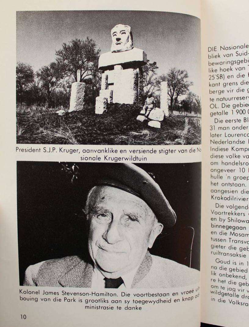 NASIONALE KRUGERWILDTUIN - VRAE EN ANTWOORDE DEUR P.F. FOURIE (1STE UITGAAF 1983)