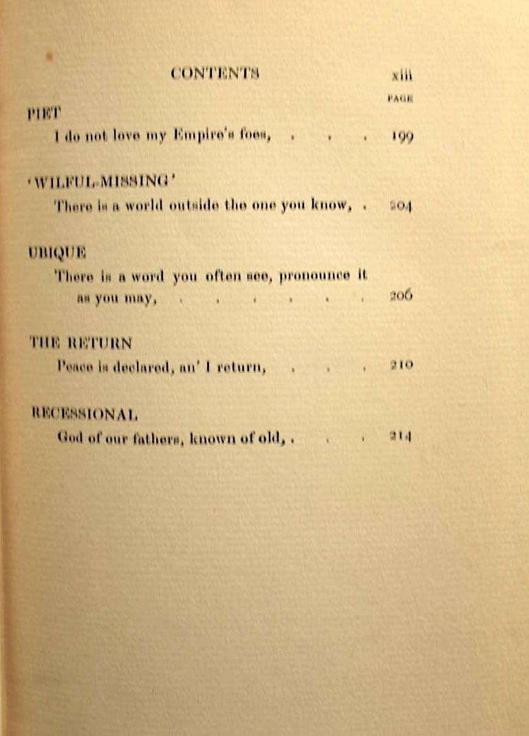 THE FIVE NATIONS by Rudyard Kipling (1903) - 1st ed.