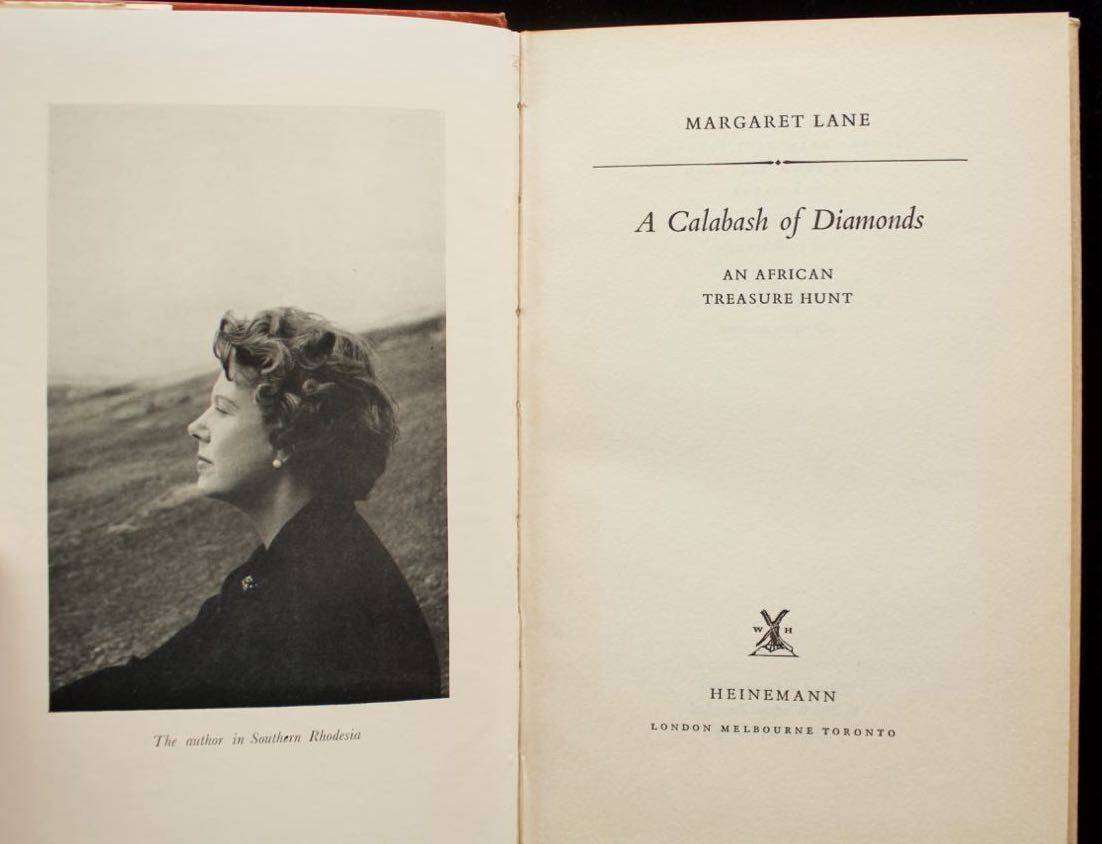 A CALABASH OF DIAMONDS - AN AFRICAN TREASURE HUNT BY MARGARET LANE (1961)