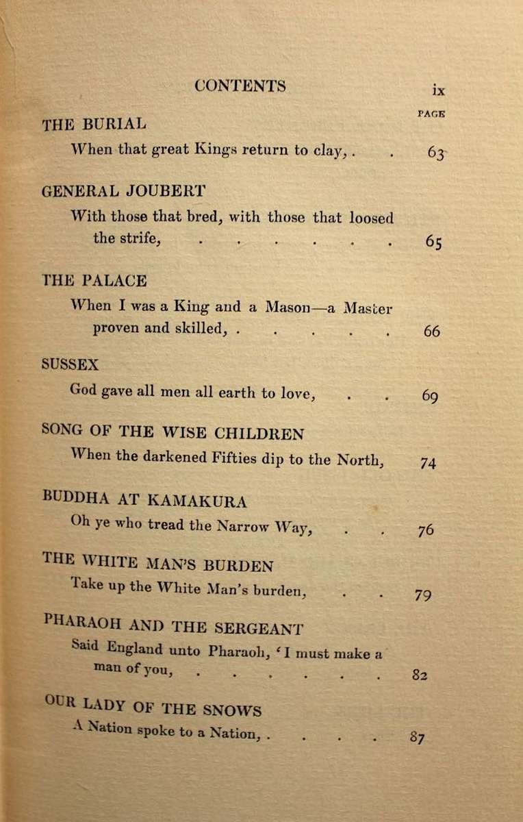 THE FIVE NATIONS by Rudyard Kipling (1903) - 1st ed.