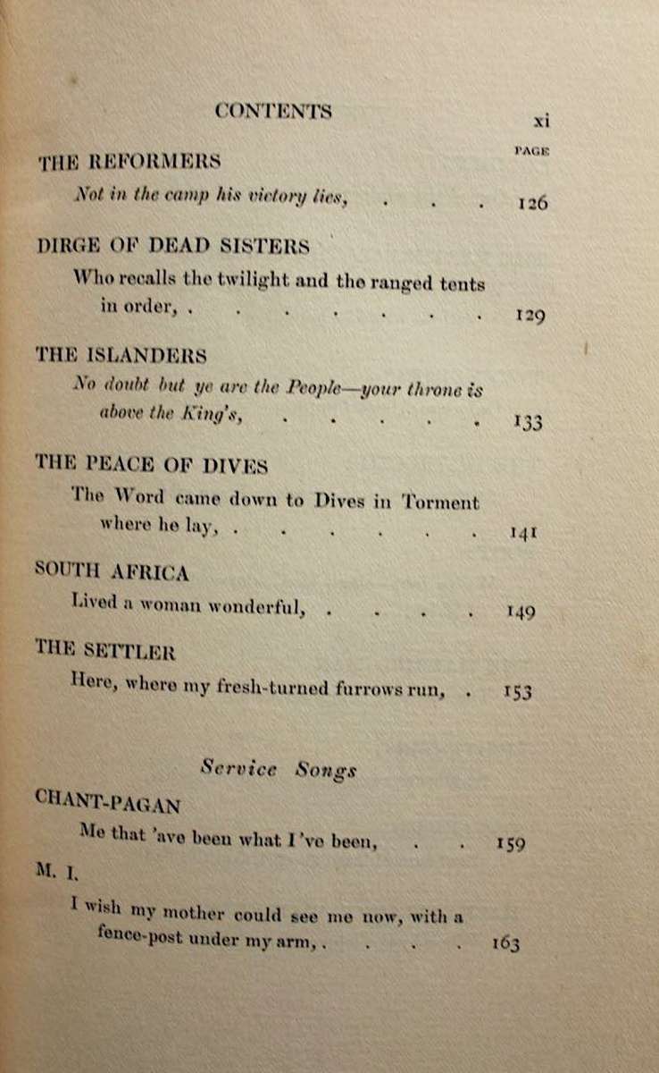 THE FIVE NATIONS by Rudyard Kipling (1903) - 1st ed.