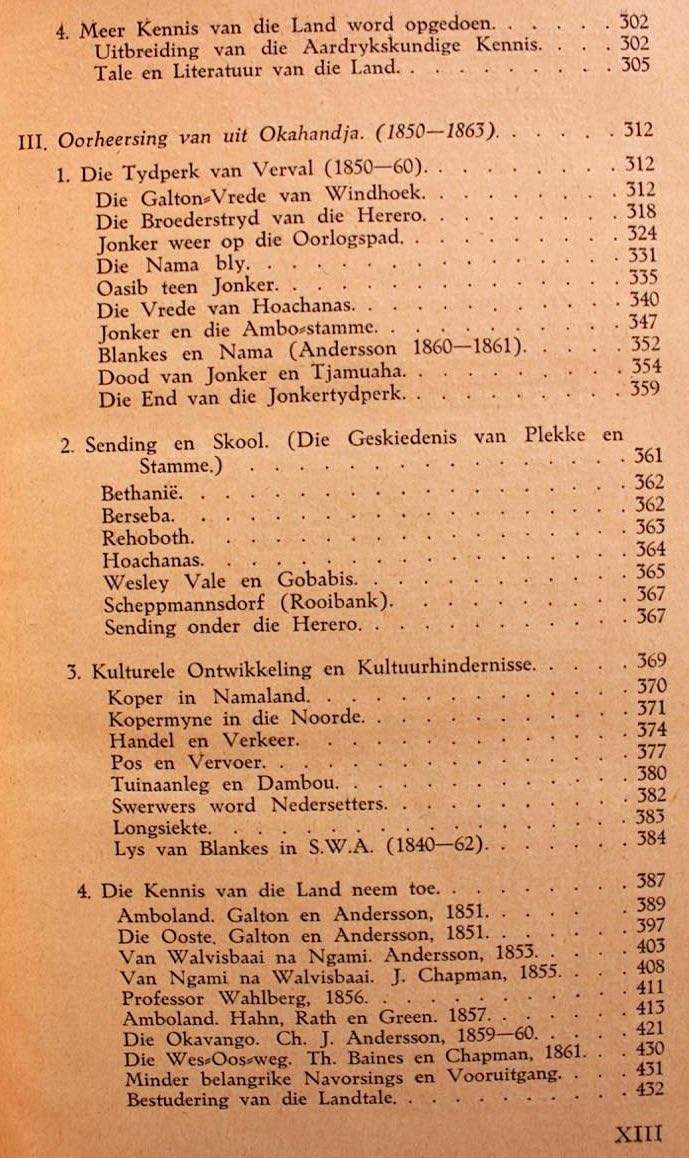 DIE VOORGESKIEDENIS VAN SUIDWES-AFRIKA (1937) - Dr. H. Vedder