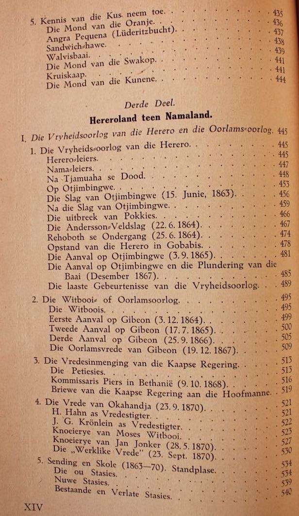 DIE VOORGESKIEDENIS VAN SUIDWES-AFRIKA (1937) - Dr. H. Vedder