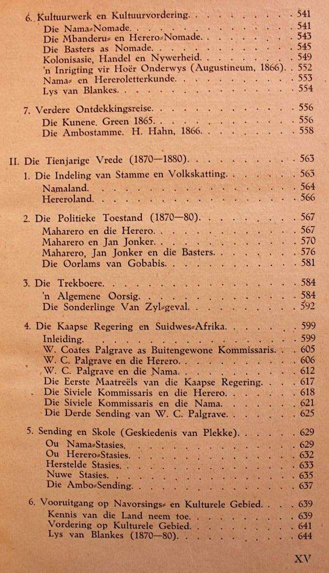 DIE VOORGESKIEDENIS VAN SUIDWES-AFRIKA (1937) - Dr. H. Vedder