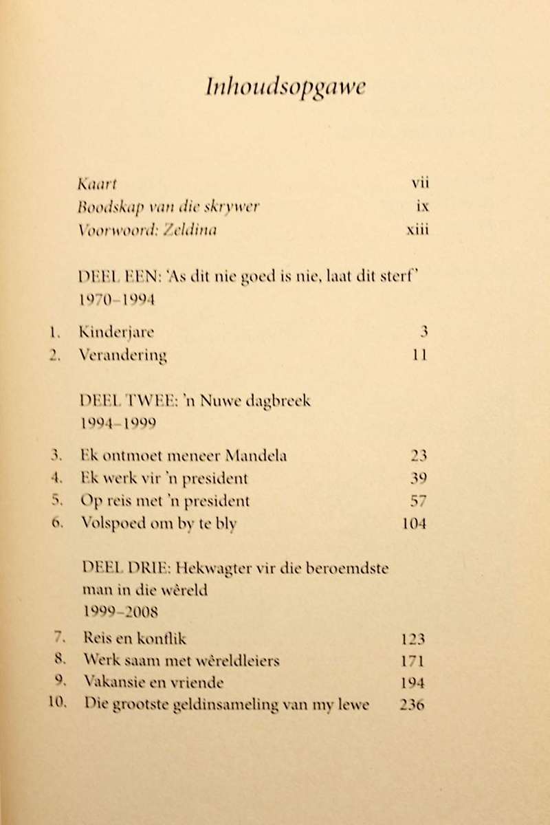 Goeiemôre Mnr. Mandela - Zelda le Grnage