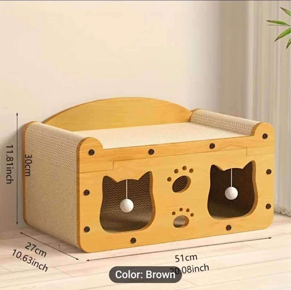 2 in 1 Cat Scratcher and Bed