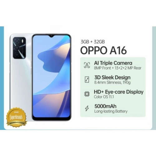 OPPO A16 3GB RAM 32GB