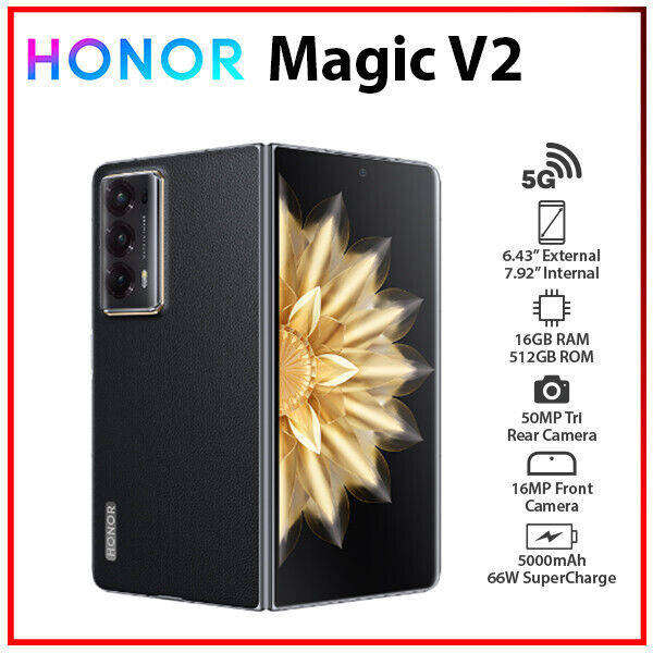 Honor Magic V 2 5G Dual SIM 512GB + 16 GB RAM