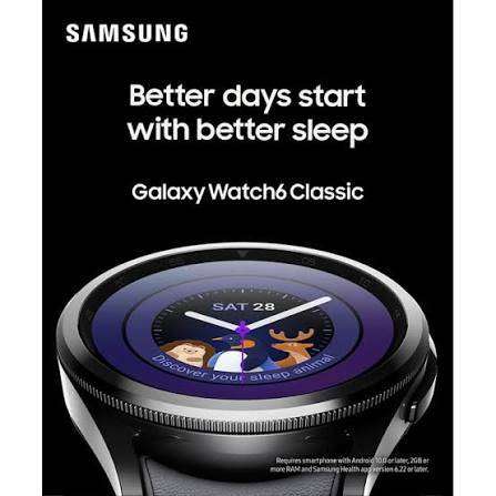 SAMSUNG GALAXY WATCH 6 CLASSIC R965