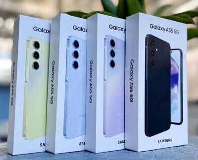 BRAND NEW SAMSUNG GALAXY A55 DUAL SIM 256GB STORAGE 8GB RAM