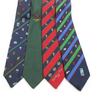 FOUR DIFFERENT INTERNATIONAL RUGBY NECK TIES (6)