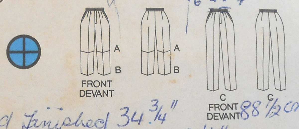 BUTTERICK 3133 SHORTS & PANTS SIZE 16 COMPLETE