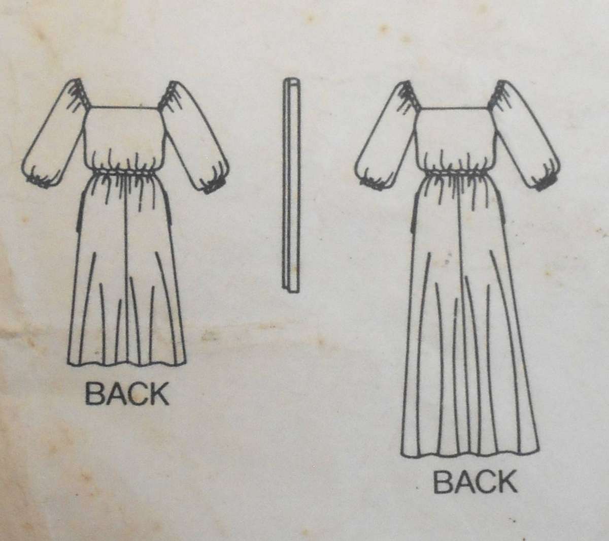 BUTTERICK 4275 DRESS & BELT SIZE 6-8-10 COMPLETE CUT TO 10