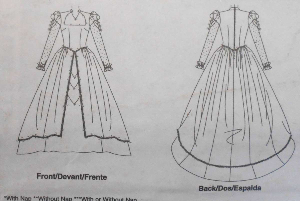 McCALLS M4713 BRIDAL GOWN SIZE 12-14-16-18 COMPLETE-UNCUT-F/FOLDED