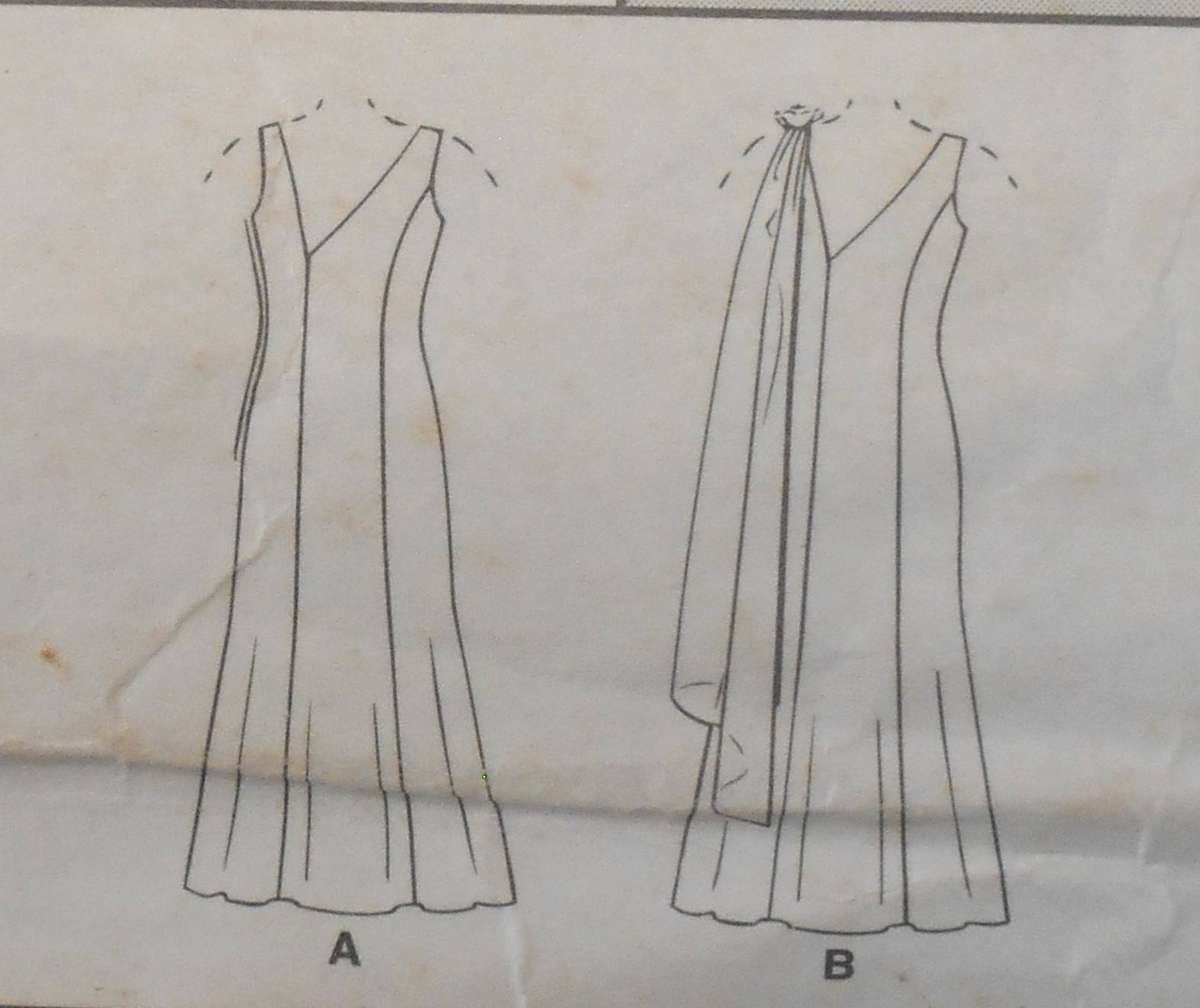 McCALLS 9174 SPECIAL OCCASION LINED DRESS SIZE 12-14-16 COMPLETE-UNCUT-F/FOLDED