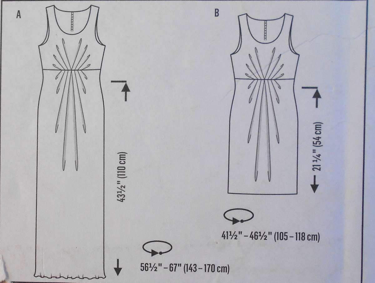 BURDA 7378 DRESS SIZE 10-22 COMPLETE CUT TO 14