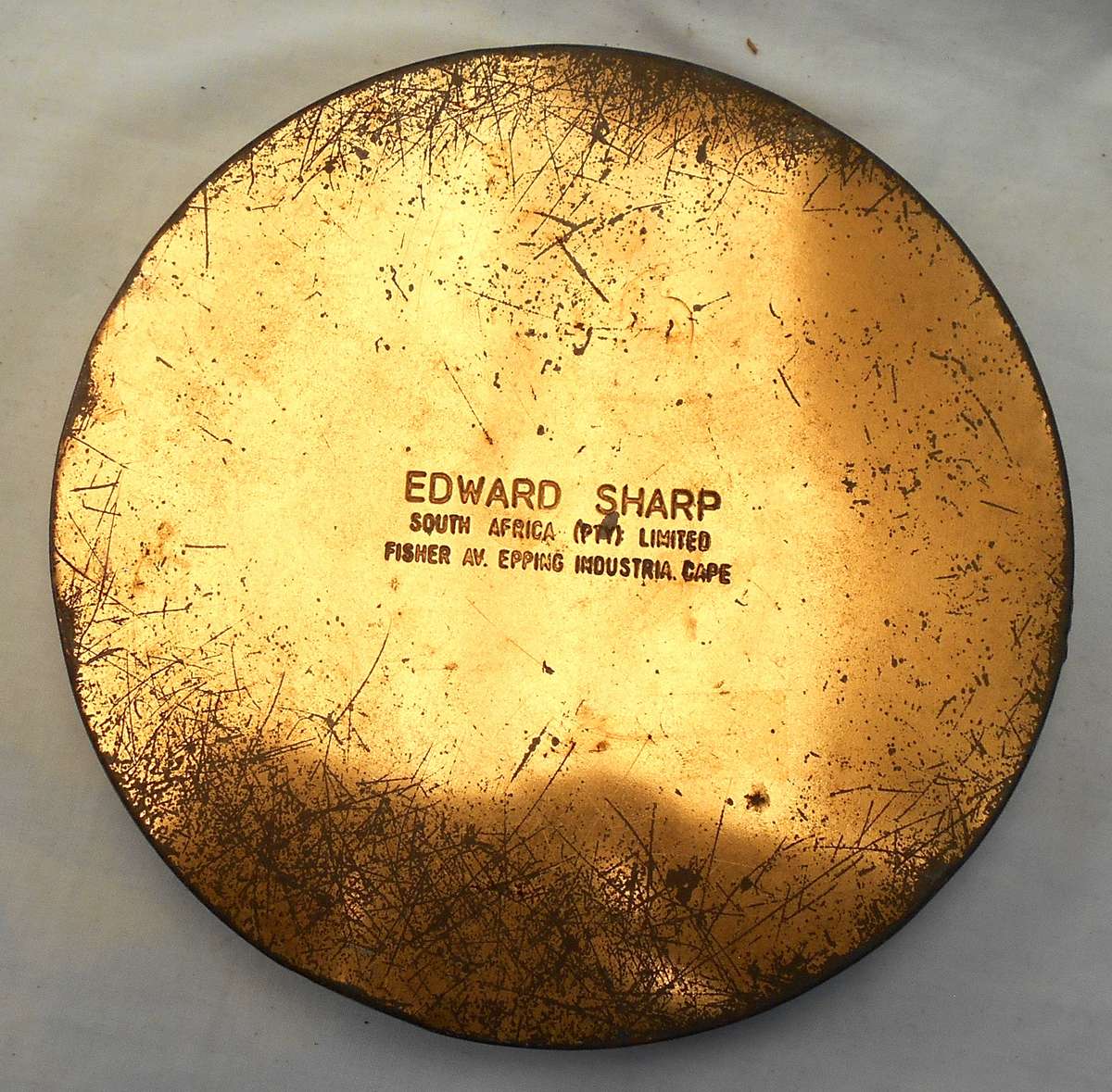 1961 SOUTH AFRICAN SPRINGBOK COIN ROUND TIN BY EDWARD SHARP