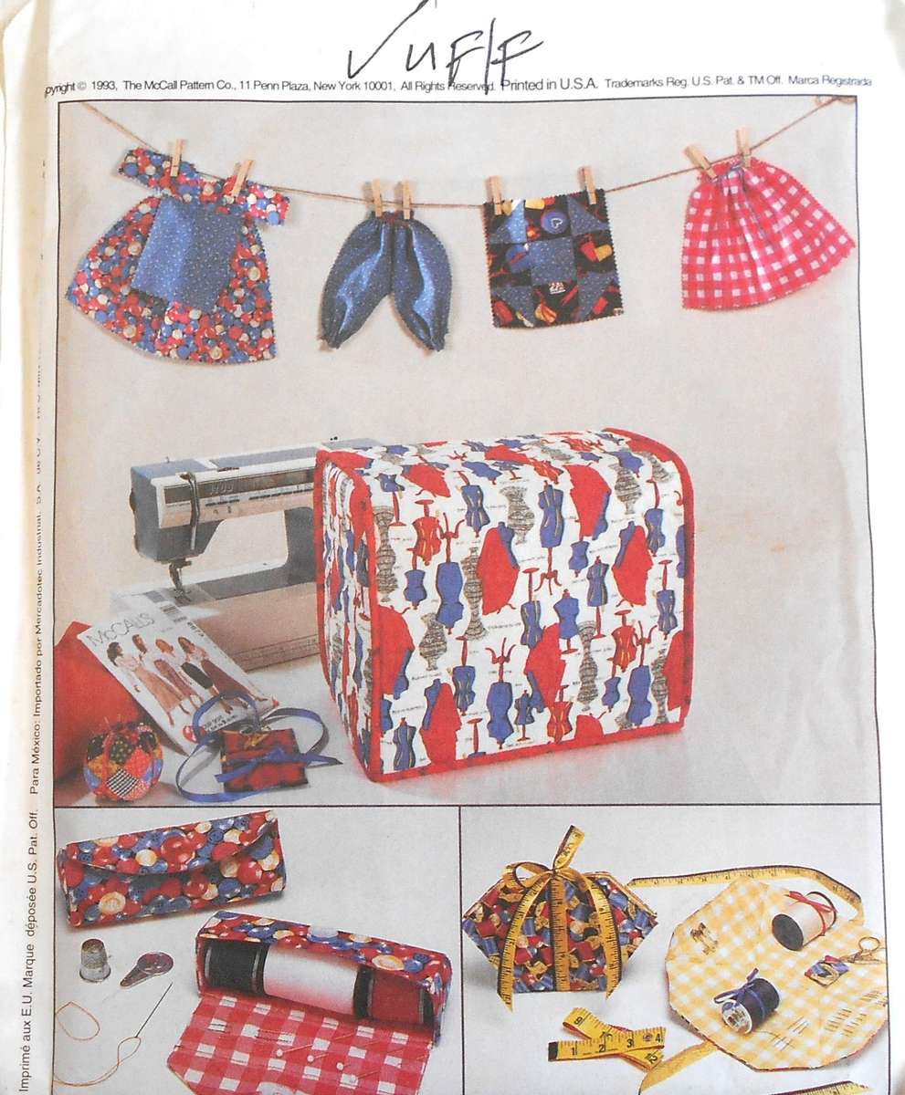 McCALLS CRAFT 6903 SEW ORGANIZED  COMPLETE-UNCUT-F/FOLDED