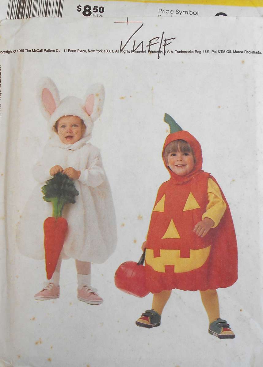 McCALLS COSTUMES 7746 BABES IN STORYLAND COSTUMES SIZE M 5-6 YEARS COMPLETE-UNCUT-F/FOLDED