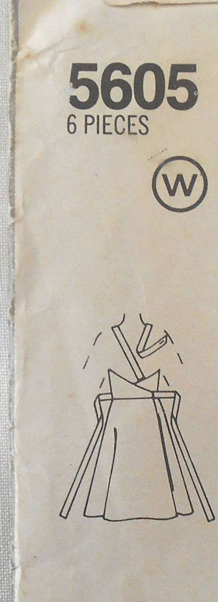 SIMPLICITY 5605 GIRLS BACKWRAP SUNDRESS-PINAFORE SIZE 7 YEARS COMPLETE