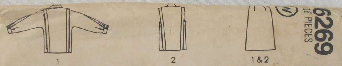 SIMPLICITY 6269 TWO PIECE DRESS WITH SLEEVE VARIATIONS SIZE 10 COMPLETE