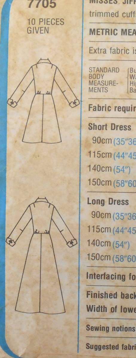 SIMPLICITY 7978 DRESS & UNLINED JACKET SIZE 40-42-44-46 COMPLETE-UNCUT-F/FOLDED