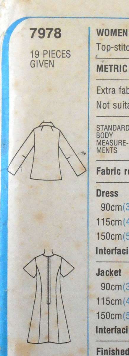 SIMPLICITY 7705 WRAP DRESS IN 2 LENGTHS SIZE 10 BUST 83 CM COMPLETE