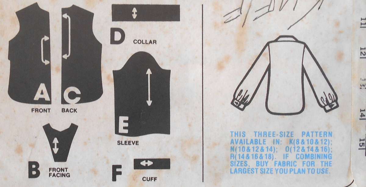 SIMPLICITY 8166 PULLOVER TOP SIZE 10-12-14 COMPLETE-UNCUT-F/FOLDED