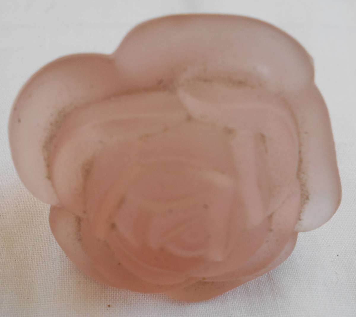 Rose colour & shaped MINIATURE PERFUME BOTTLE