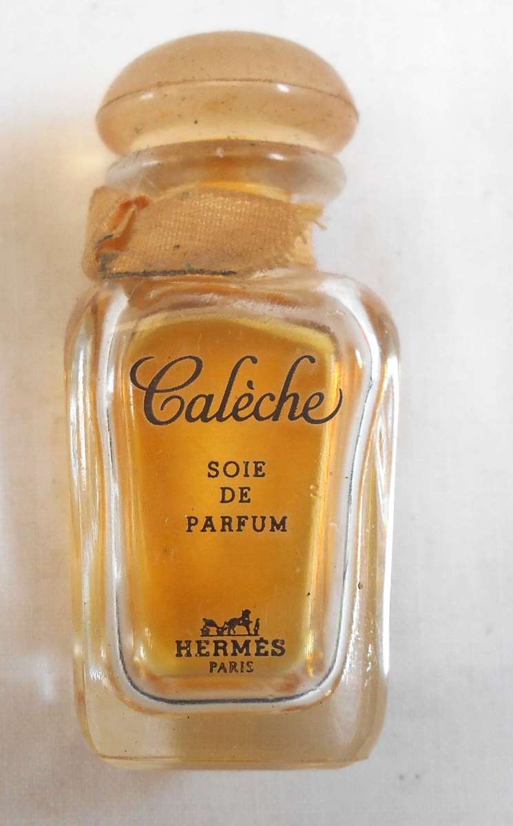 Caleche Soie De Parfum 7.5 ml MINIATURE BOTTLE with some perfume