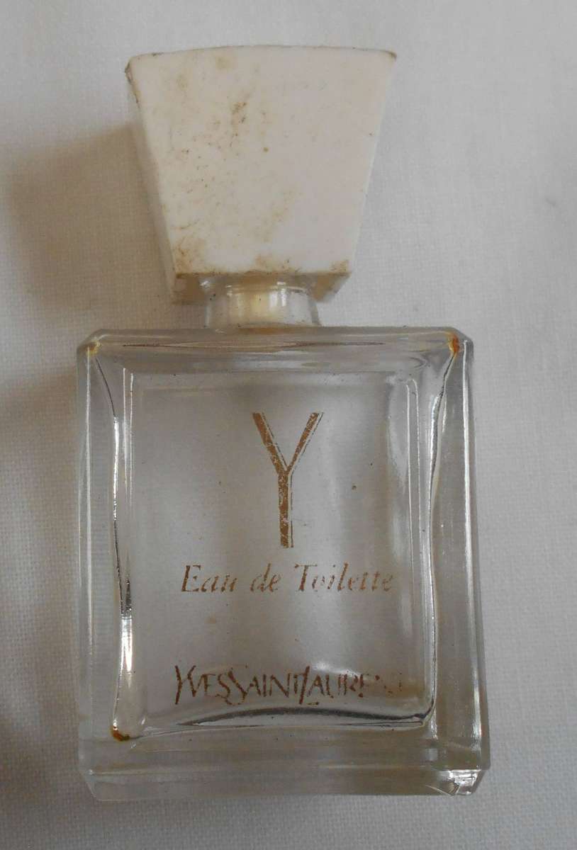 Y - eau de toilette by Yves Saint Laurent 7.5 ml empty miniature bottle