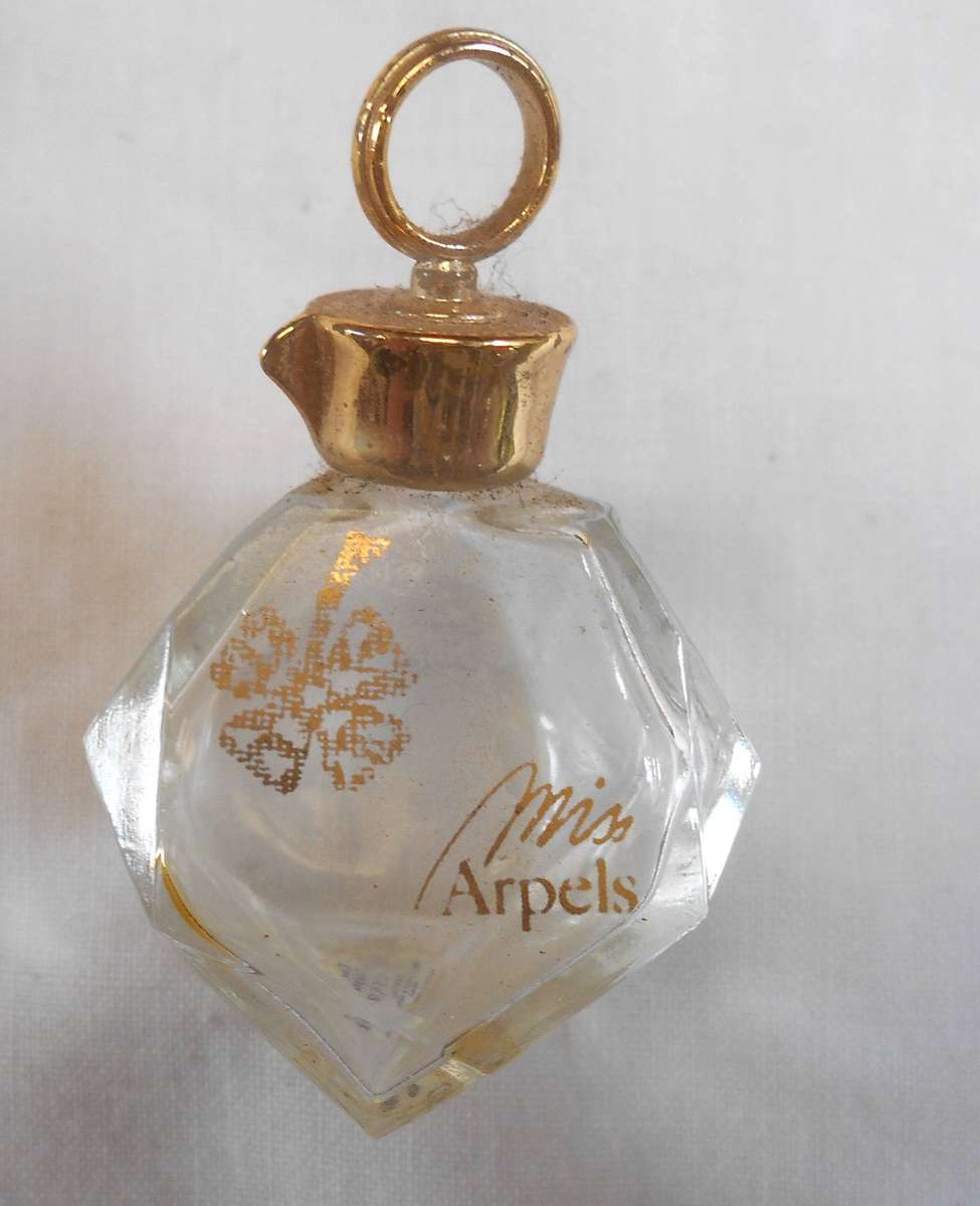 MISS ARPELS miniature 5 ml PERFUME BOTTLE SHAPED LIKE A CHRISTMAS DECORATION