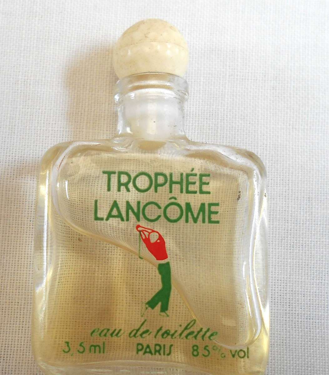 Trophée by Lancôme 0.12 Fl Oz 3.5 ml EDT Miniature Perfume 1982 FULL
