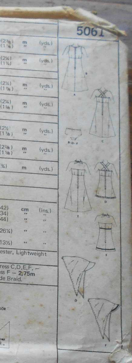 VINTAGE McCalls 5061 DRESS & CAP WITH SCARF SIZE 12-14-16 COMPLETE CUT TO 16