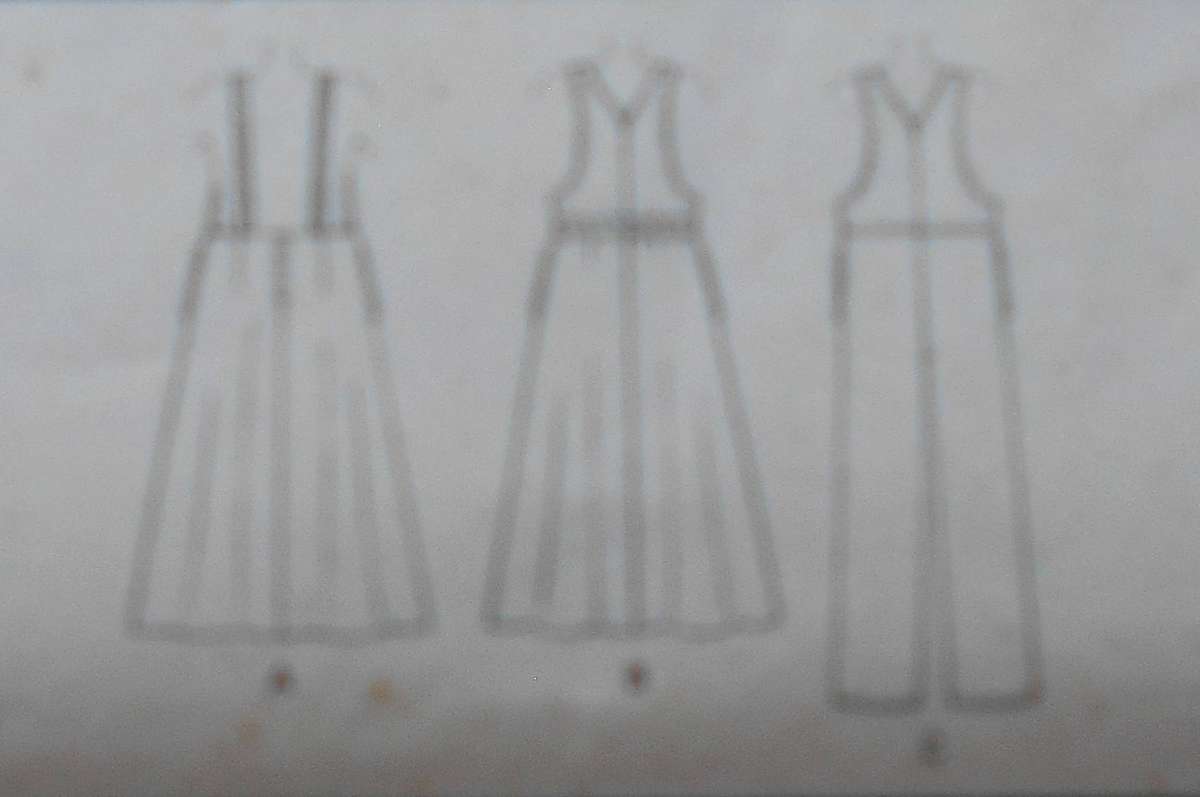 McCalls 7241 PINAFORE & OVERALLS SIZE XS-S-M (4-14) COMPLETE-UNCUT-F/FOLDED