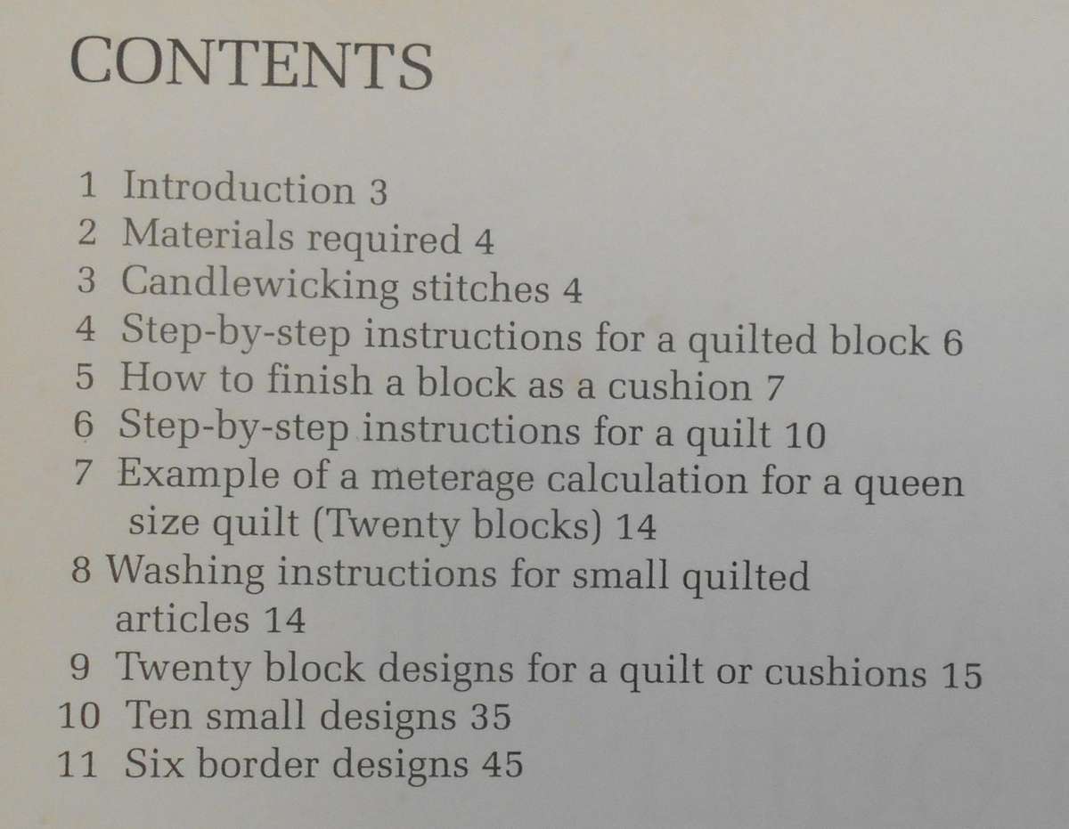 NEW PATTERNS TO CANDLEWICK & QUILT- DI van NIEKERK-52 PAGES-SOFT COVER