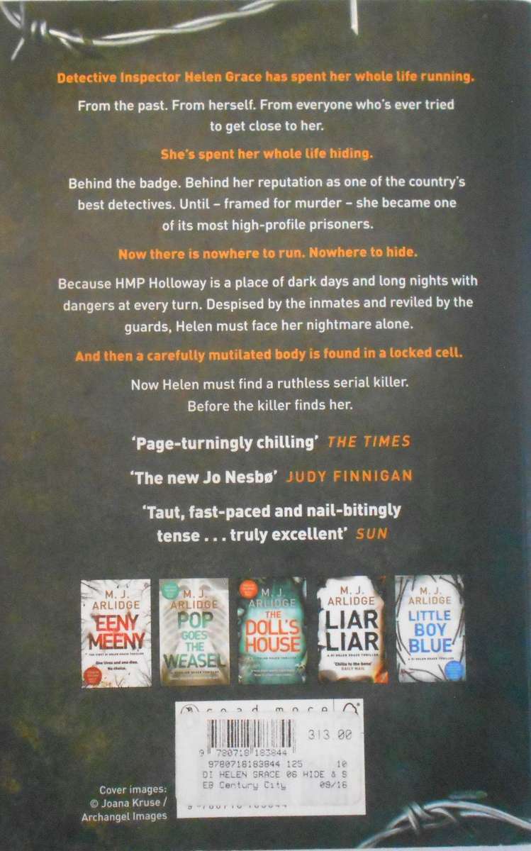 M.J. ARLIDGE-HIDE AND SEEK - A DI HELEN GRACE THRILLER-LARGE PAPERBACK