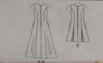 McCALLS 7812 LINED OR UNLINED PINAFORE IN 2 LENGTHS SIZE 10-12-14 COMPLETE-UNCUT-F/FOLDED