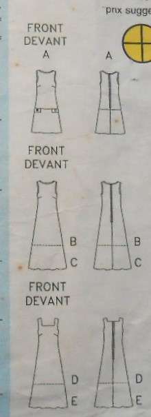 BUTTERICK 4498 SEMI FITTED A-LINE DRESS SIZE 6-8-10 COMPLETE-CUT TO 10