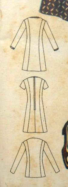 VINTAGE BUTTERICK 6137 DRESS-COAT-JACKET SIZE 14 1/2 BUST 37 COMPLETE-NO SEWING INSTRUCTIONS SUPPLIE