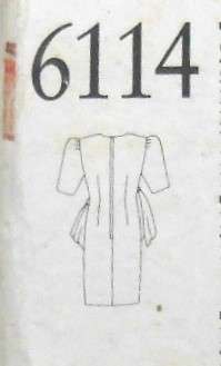 NEW LOOK PATTERNS 6114 STUNNING DRESS WITH WRAP WAIST FEATURE SIZES 8-18 COMPLETE-CUT TO 10-ZIPLOC