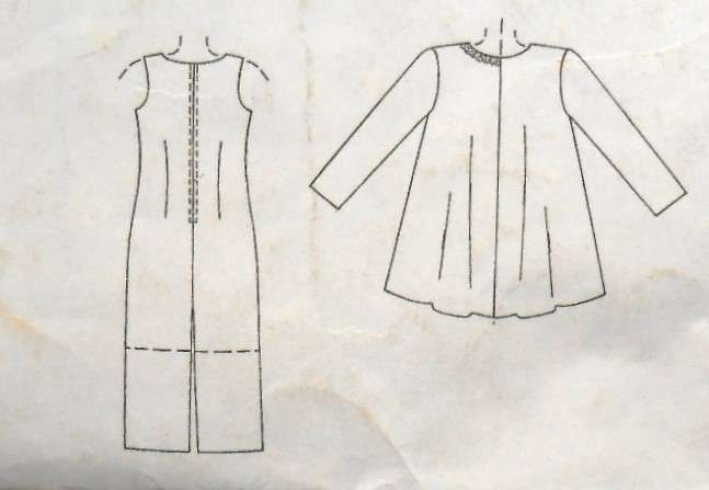 McCALLS 2527 UNLINED JACKET-DRESS IN 2 LENGTHS SIZE 26W-28W-30W-32W-44-46-48-50 COMPLETE-CUT TO 32W