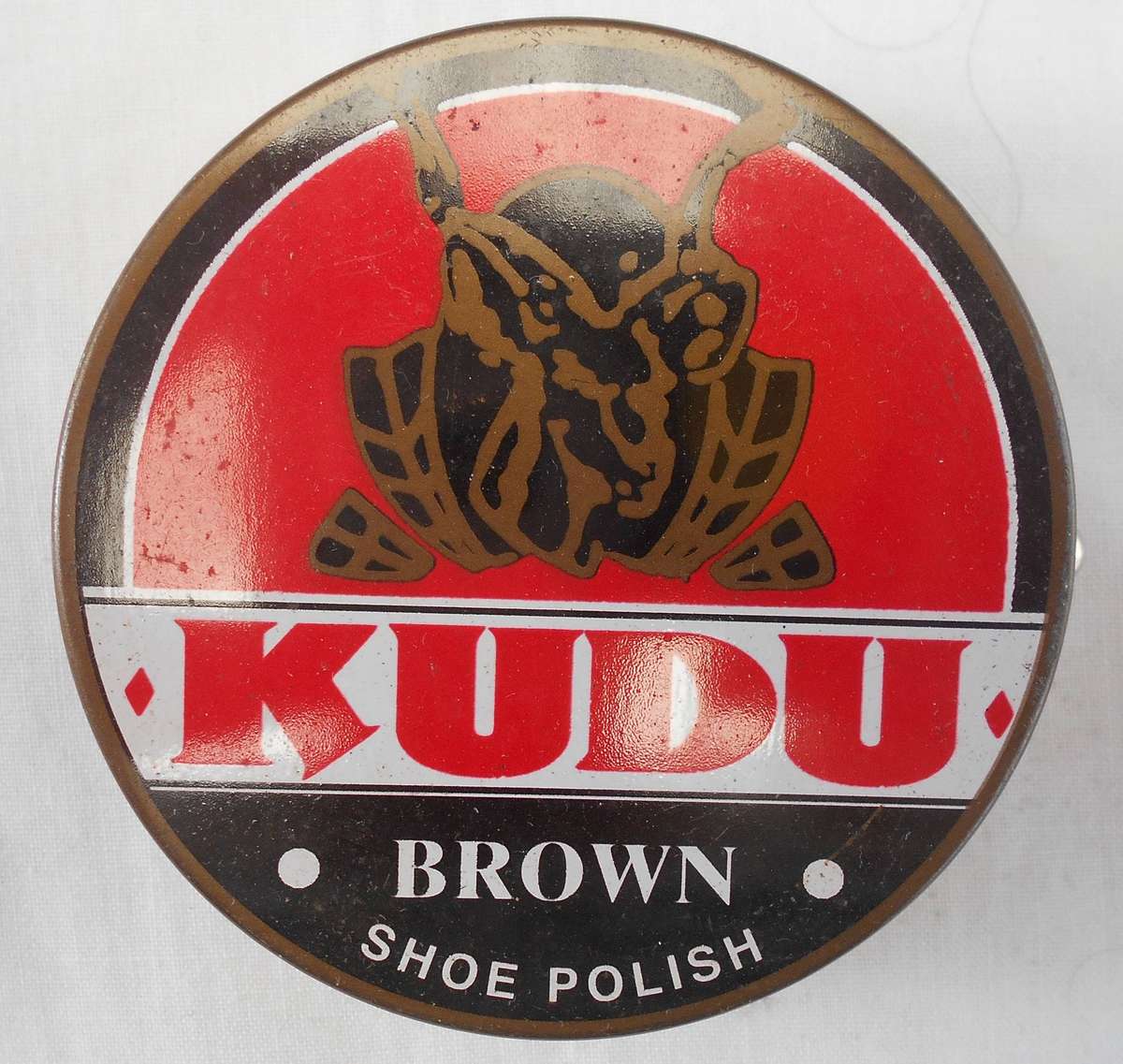 SOUTH AFRICAN MADE KUDU SHOE POLISH - BROWN UNUSED