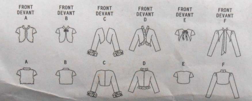 BUTTERICK B4926 ABOVE THE WAIST JACKET-NECKLINE+SLEEVE VARIATIONS SIZE L-XL (16-22) SEE LISTING