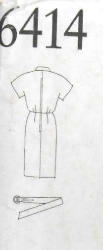 NEW LOOK PATTERNS 6414 FRONT WRAP DRESS SIZE 8-18 COMPLETE-UNCUT-F/FOLDED