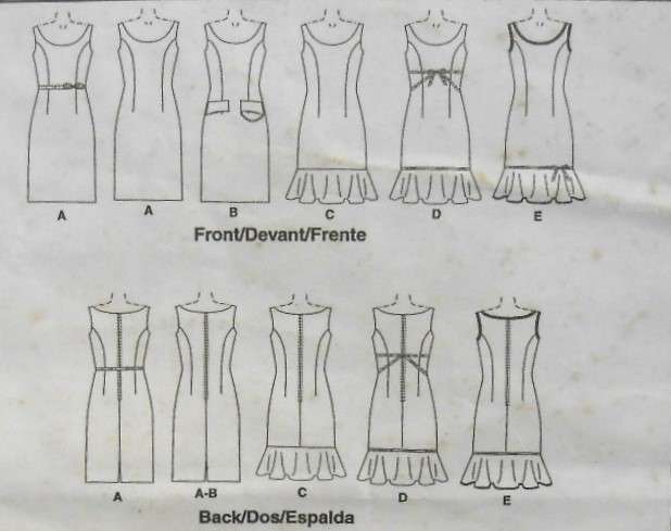 McCALLS M4768 LAURA ASHLEY CLOSE SEMI FITTING DRESS SIZE 8-10-12-14 COMPLETE-CUT TO 14